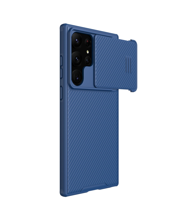 Nillkin CamShield S Case Samsung Galaxy S23 Ultra Armored Cover Camera Protector Blue