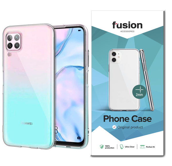 Fusion Ultra Clear Series 2 mm Силиконовый чехол для Huawei P40 Lite Прозрачный (EU Blister)