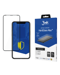 iPhone XS Max/11 Pro Max Black - 3mk HardGlass Max™ screen protector