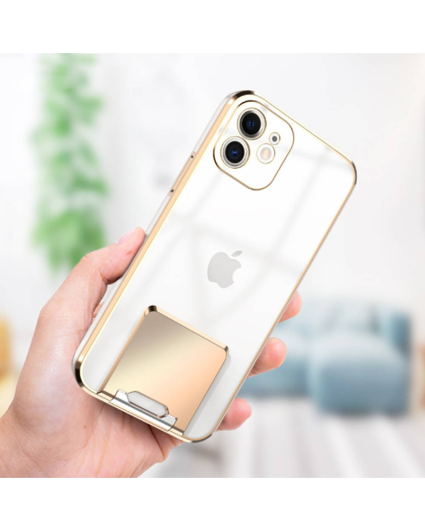 Fusion KIckStand силиконовый чехол для Samsung A525 / A526 Galaxy A52 / A52 5G золотой