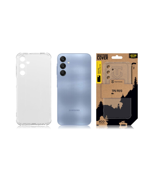 Tactical TPU Plyo Cover for Samsung Galaxy A25 5G Transparent