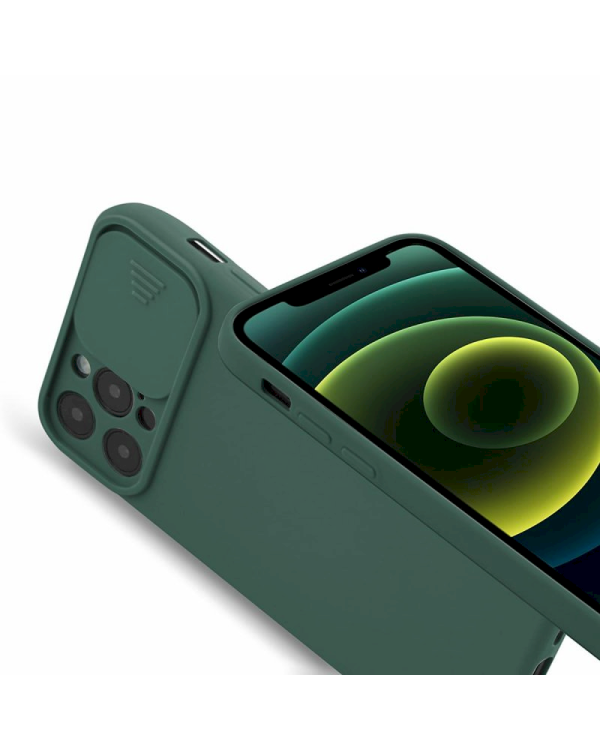 Fusion Camera Protect силиконовый чехол для Samsung A526 / A525 / A528 Galaxy A52 5G / A52 4G / A52s зеленый