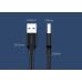Кабель USB 2.0 M-M UGREEN US102, 0,5 м (черный)