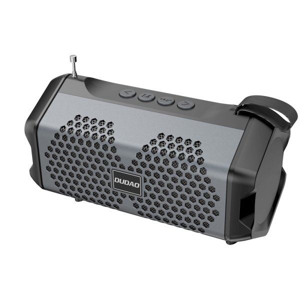 Dudao wireless Bluetooth 5.0 speaker 3W 500mAh radio black (Y9s-black)