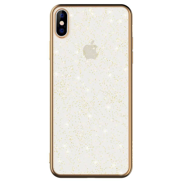 Sulada glitter case прочный силиконовый чехол для Apple iPhone 12 / 12 Pro золотой