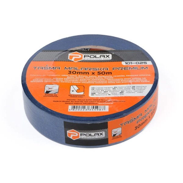 Маскировочная лента Polax |premium |30 мм x 20 м