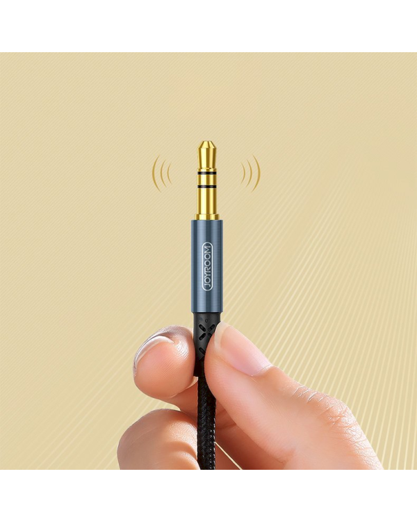 Дополнительное изображение книги «Joyroom stereo audio AUX cable 3,5 mm mini jack 1 m black (SY-10A1)»