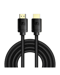 Baseus HDMI 2.1 cable 8K 60 Hz 48 Gbps / 4K 120 Hz / 2K 144 Hz 3D eARC QMS Dynamic HDR VRR ALLM 3 m black (CAKGQ-L01)