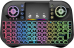 Компактная беспроводная клавиатура Fusion Rainbow с тачпадом и разноцветной подсветкой для Android | iOS | TV | PC