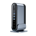 Baseus Working Station Three-Screen Multifunctional Type-C HUB Adapter (Dark gray)