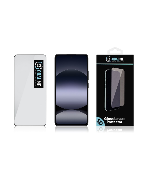 OBAL:ME 5D Защитный экран для Xiaomi Redmi Note 14 4G|5G|14S черный