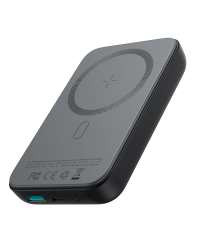 Joyroom power bank 10000mAh 20W Power Delivery Quick Charge magnetyczna wireless Qi charger 15W for iPhone MagSafe compatible black (JR-W020 black)