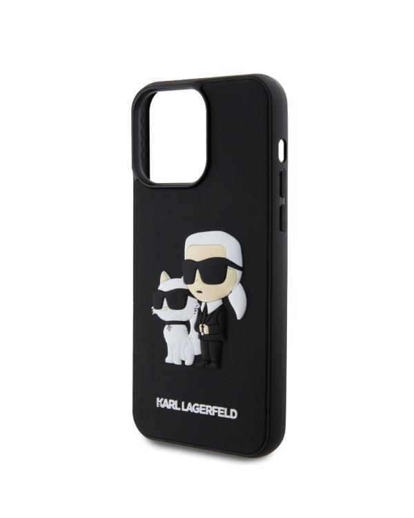 Дополнительное изображение книги «Karl Lagerfeld 3D Rubber Karl and Choupette Case for iPhone 15 Pro Max Black»