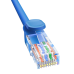 Круглый кабель Baseus Ethernet RJ45, Cat.6, 0,5 м (синий)