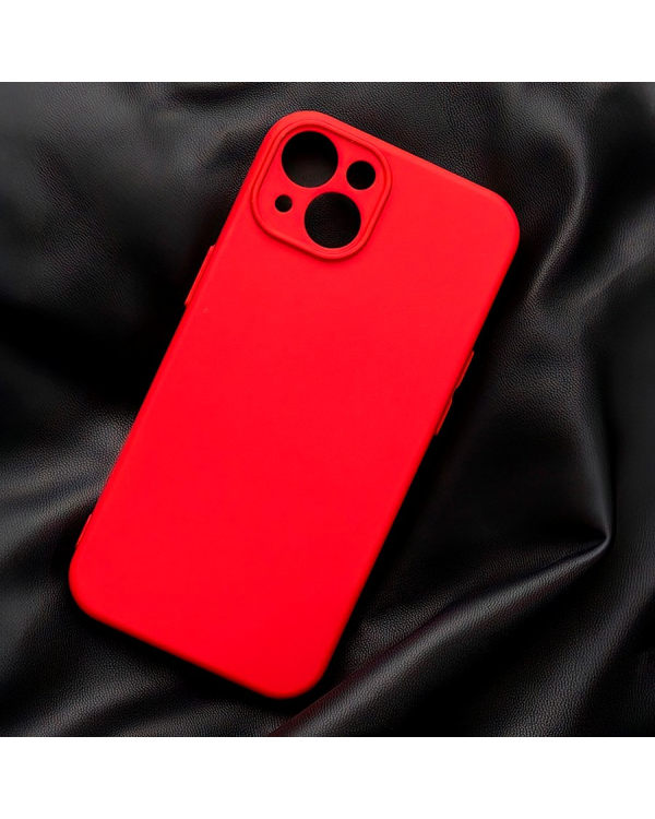 Силиконовый чехол Fusion Elegance Fibre Silicone Case для Apple iPhone 15 Pro Red