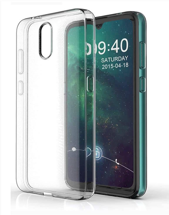 Fusion Ultra Back Case 0.3 mm Прочный Силиконовый чехол для Nokia 2.3 Прозрачный