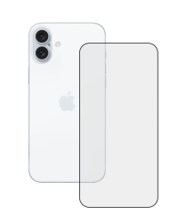 Fusion full glue 5D защитное стекло для экрана Apple iPhone 16 черное