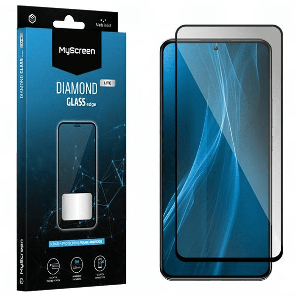MS Diamond Glass Edge FG Xiaomi Redmi Note 12s czarny|black Full Glue