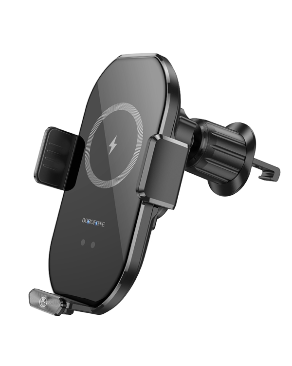 Дополнительное изображение книги «Borofone Car holder BH206 Rusher with induction charging to air vent black»