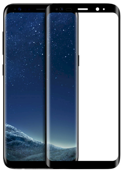 Fusion 5D glass защитное стекло для экрана Samsung G950 Galaxy S8 черное