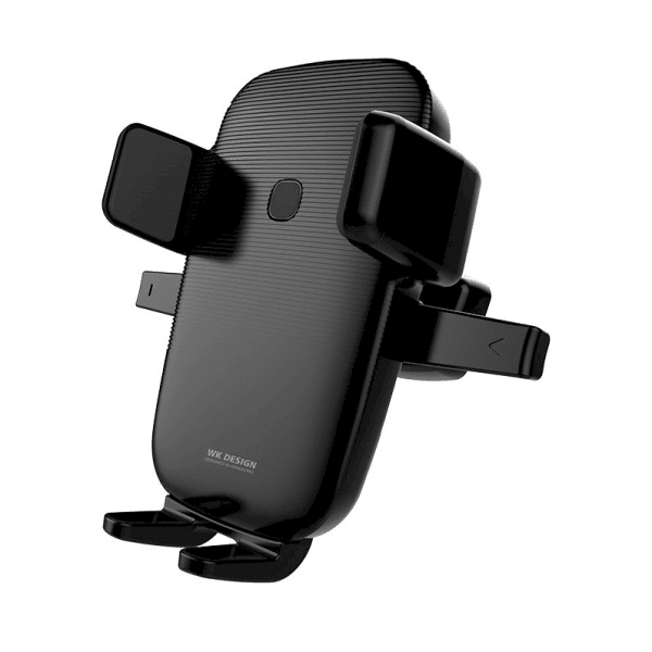 WK Design Wireless Charger Car Mount Phone Bracket Air Vent Holder + Qi Charger 10W black (WP-U47 black)