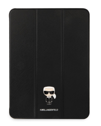 KLFC11OKMK Karl Lagerfeld Metal Saffiano Folio Cover for iPad Pro 11 Black