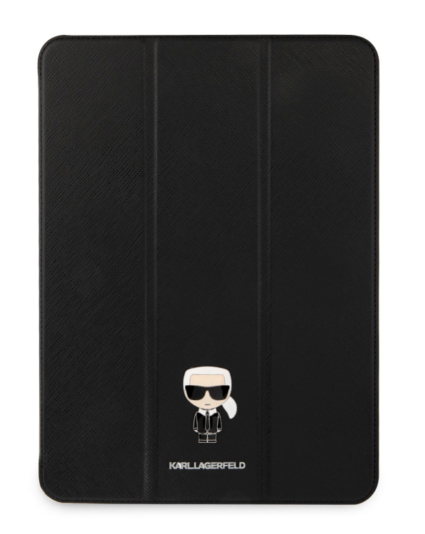 Обложка книги «KLFC11OKMK Karl Lagerfeld Metal Saffiano Folio Cover for iPad Pro 11 Black»