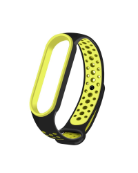 Fusion dots ремешок для часов Xiaomi Mi Band 5 / Mi Band 6 зеленый черный
