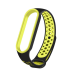 Fusion dots ремешок для часов Xiaomi Mi Band 5 / Mi Band 6 зеленый черный