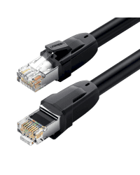 Ugreen Ethernet patchcord cable RJ45 Cat 8 T568B 20 m black (80728 NW121)