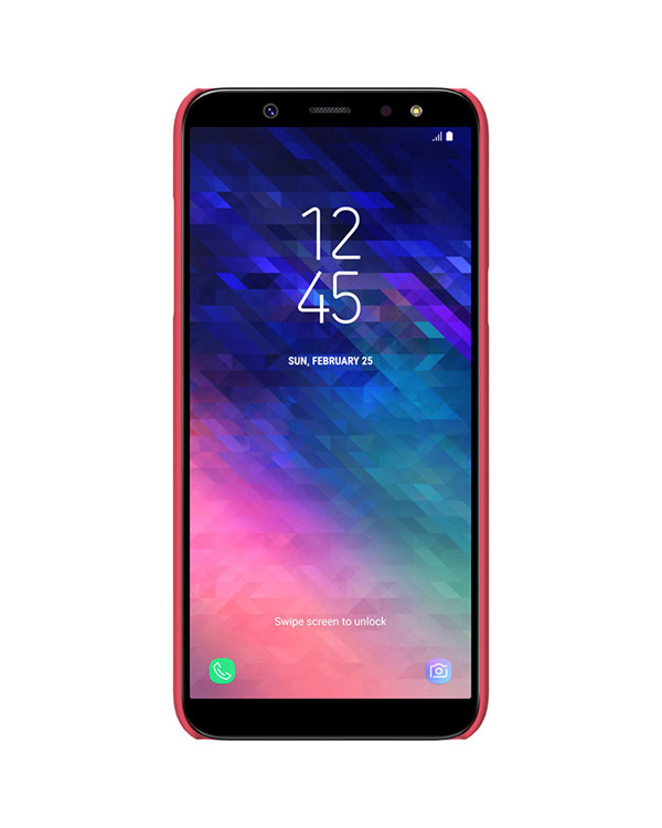 Nillkin Super Frosted Shield Case for Samsung Galaxy A6 Plus 2018 red