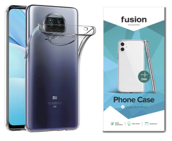 Fusion Ultra Clear Series 2 mm силиконовый чехол для Xiaomi Mi 10T / Mi 10T Pro 5G прозрачный (EU Blister)