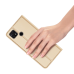 Dux Ducis Skin Pro Case for Xiaomi Poco C40 Flip Card Wallet Stand Gold