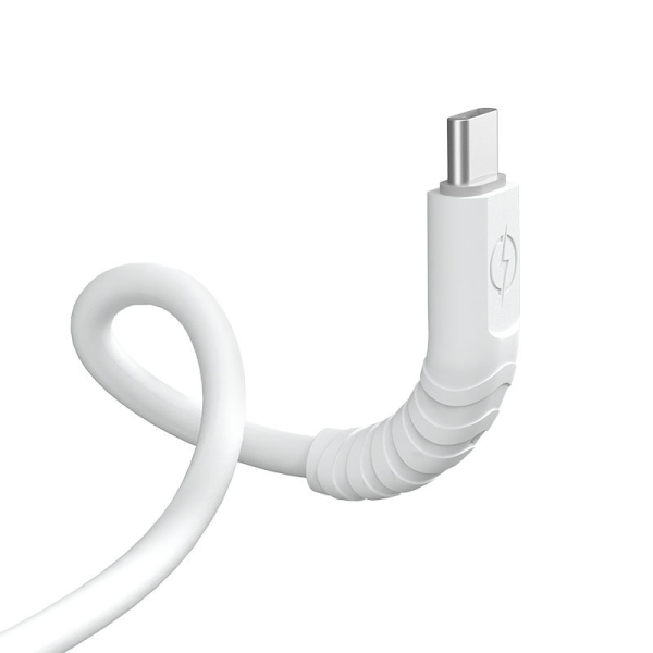 Dudao cable, USB Type C cable - USB Type C 6A 100W PD white (TGL3C)