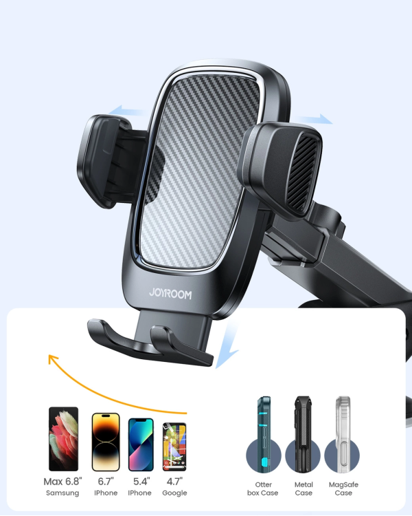 Joyroom car phone holder for cockpit, dashboard black (JR-ZS350)