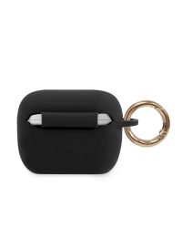 GUACAPLSTLBK Guess Triangle Silicone Case for Airpods Pro Black