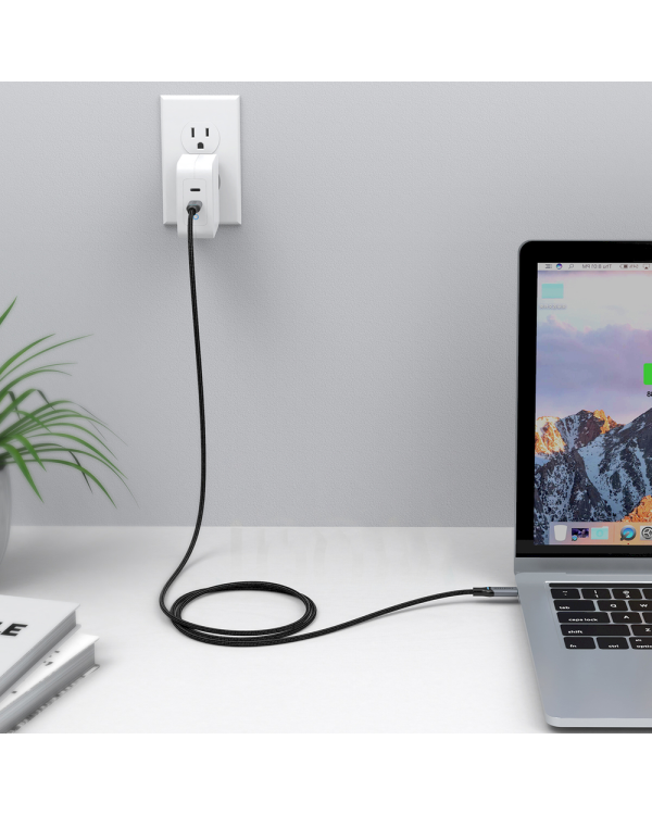 Дополнительное изображение книги «Choetech USB Type C - USB Type C charging data cable Power Delivery 100W 5A 1,8m black (MIX00073)»
