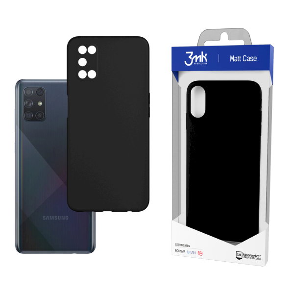 Обложка книги «Samsung Galaxy A72 4G - 3mk Matt Case black»