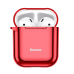Baseus Shining Hook Силиконовый чехол для наушников Apple Airpods 1 / 2 красный