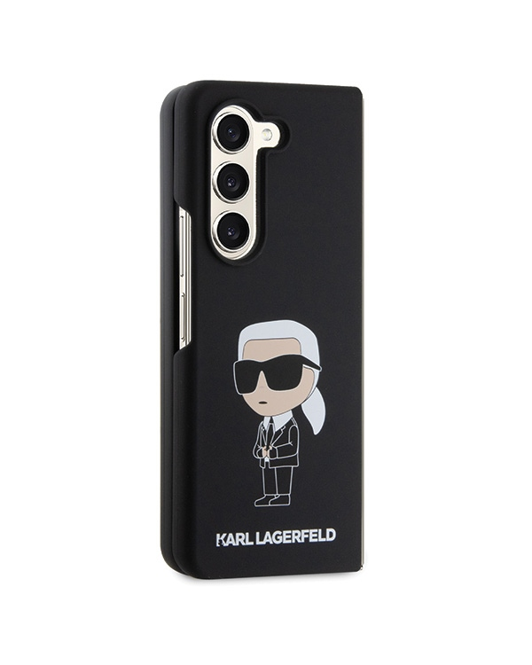 Дополнительное изображение книги «Karl Lagerfeld KLHCZFD5SNIKBCK Z Fold5 hardcase czarny|black Silicone Ikonik»