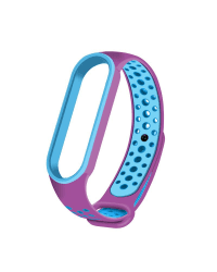 Fusion dots ремешок для часов Xiaomi Mi Band 5 / Mi Band 6 фиолетовый синий