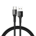Baseus HALO CATGH-A01 USB-C провод для зарядки QC/ PD / LED / 50 cm черный