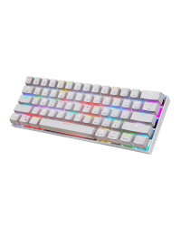 Wireless mechanical gaming keyboard Motospeed CK62 Bluetooth (white)