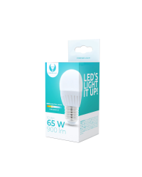 Светодиодная лампа E27 G45 10W 230V 4500K 900lm керамическая Forever Light