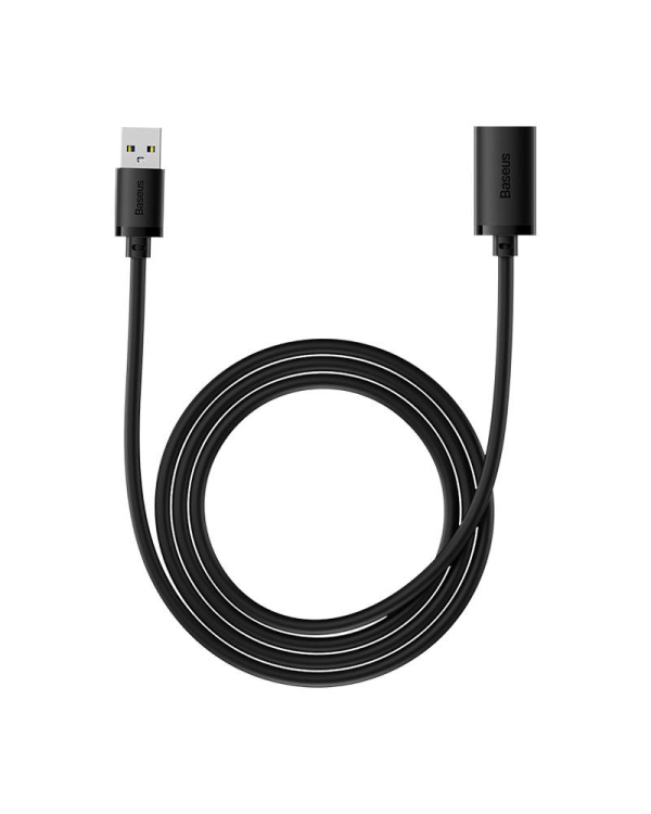USB 2.0 Extension cable Baseus male to female, AirJoy Series, 1.5m (black)