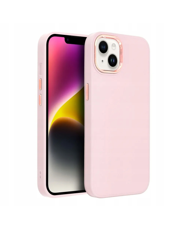 Силиконовый задний чехол Fusion Frame для Xiaomi Redmi 12 4G|12 5G розовый