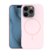 Чехол Fusion silicone Thin Magsafe для iPhone 16 Pro Max розовый