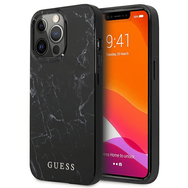Guess GUHCP13XPCUMABK iPhone 13 Pro Max 6,7" czarny|black hardcase Marble