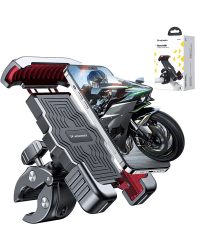 Wozinsky metal bicycle smartphone holder for handlebar black (WBHBK4)