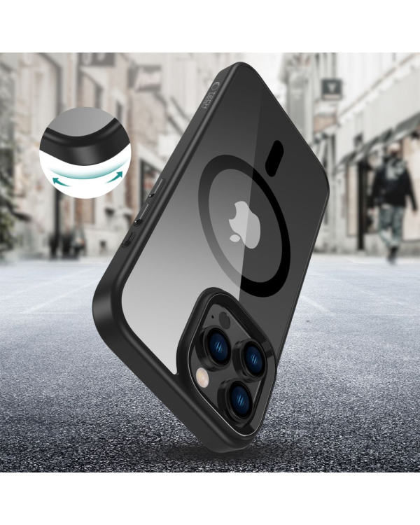 TECH-PROTECT MAGMAT MAGSAFE IPHONE 16 PRO MAX BLACK|CLEAR